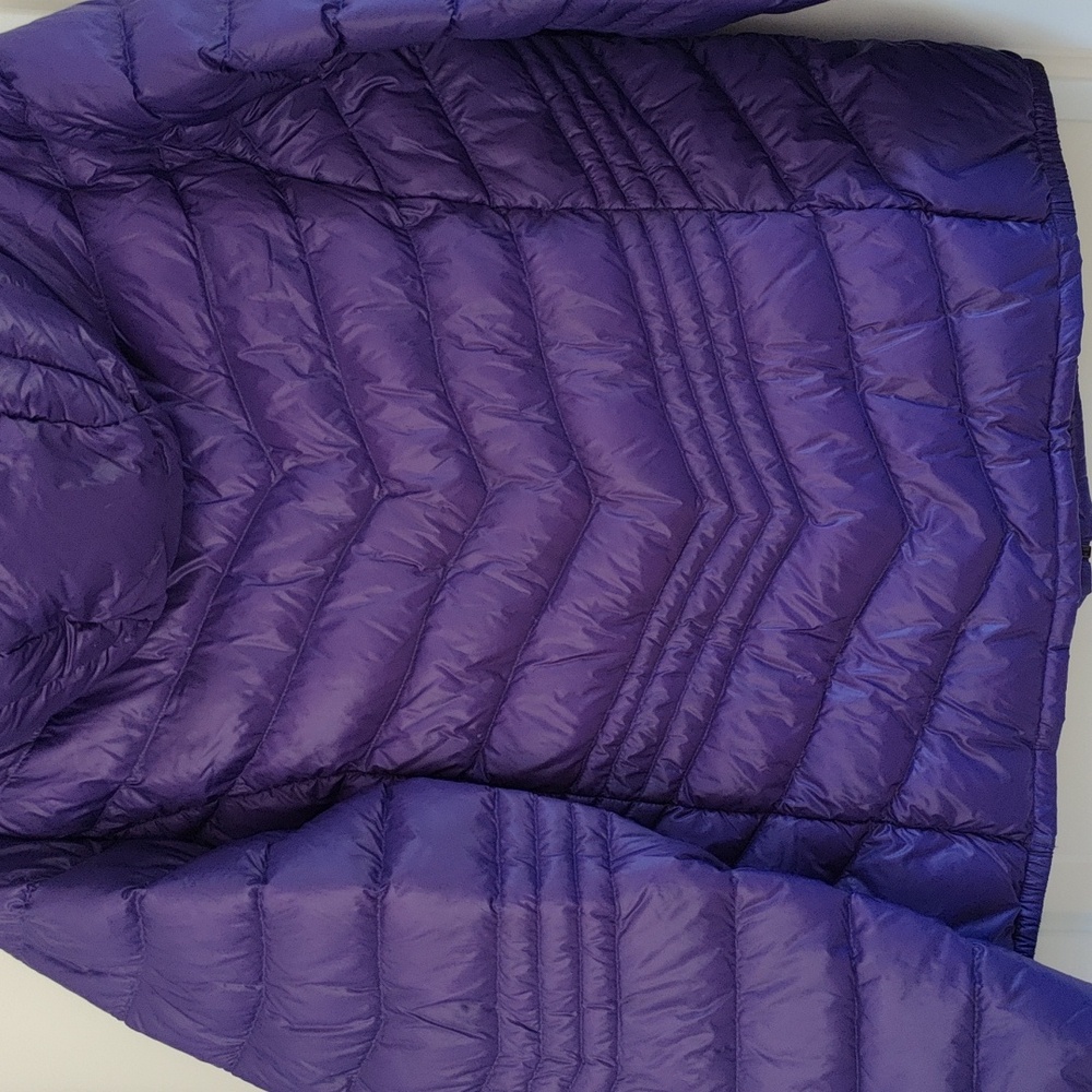 Xersion Purple Packable Down Hooded Jacket - image 4